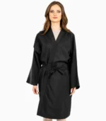 ersonalisierter Kimono für Friseure mit individuellem Logoaufdruck